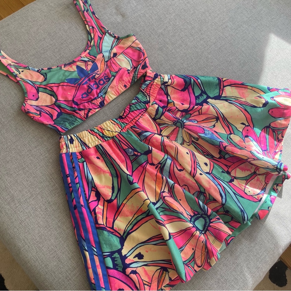 Adidas Floral Matching Set